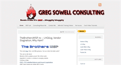 Desktop Screenshot of gregsowell.com